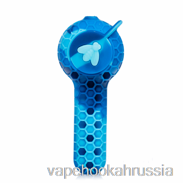 Vape Juice Stratus Силиконовая ложка 2-в-1 мраморный синий (голубой / синий)